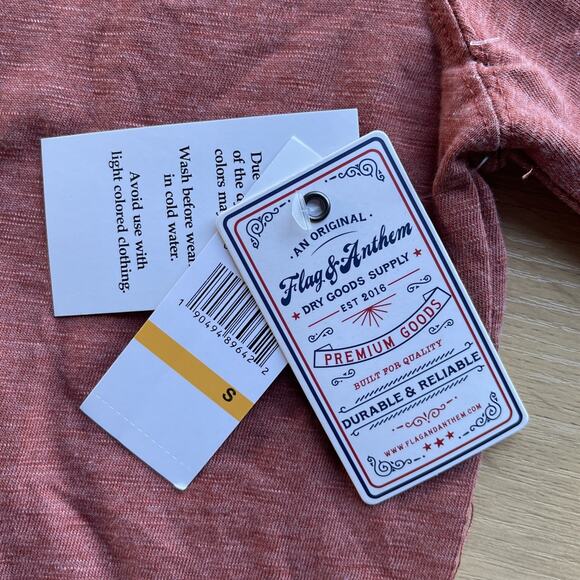 NWT Flag & Anthem Hoodie Shirt Mens Size Small Long Sleeve Pullover Front Pocket - Picture 6 of 11